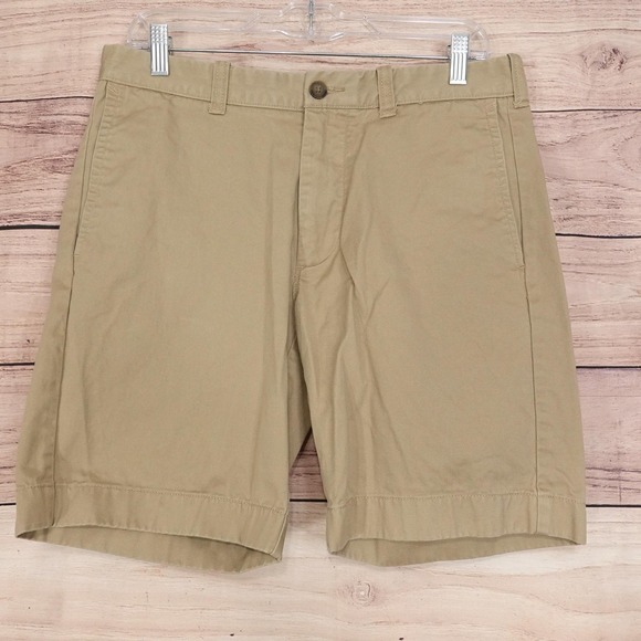 J.CREW Other - J.Crew Gramercy Shorts Mens 31 Beige Chino Cotton 9 Inseam Casual Summer
